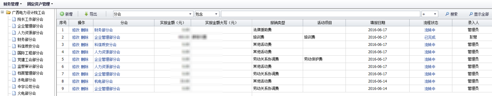 工會管理-財務管理